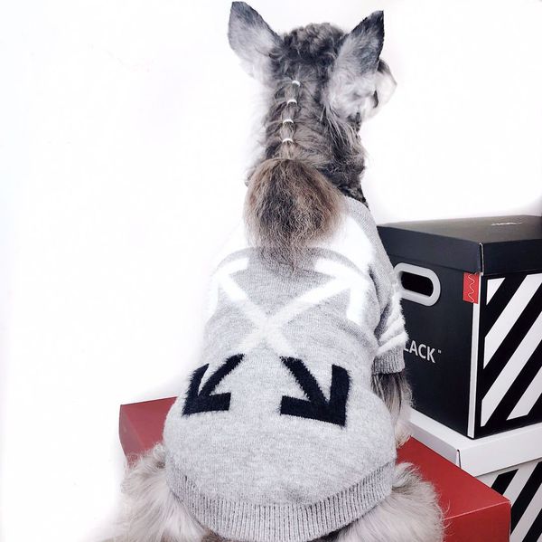  Áo len Off-white cho thú cưng 