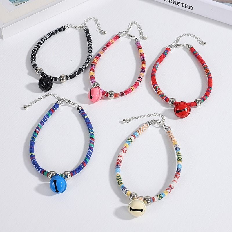  Vòng cổ thổ cẩm chuông PetCollar 