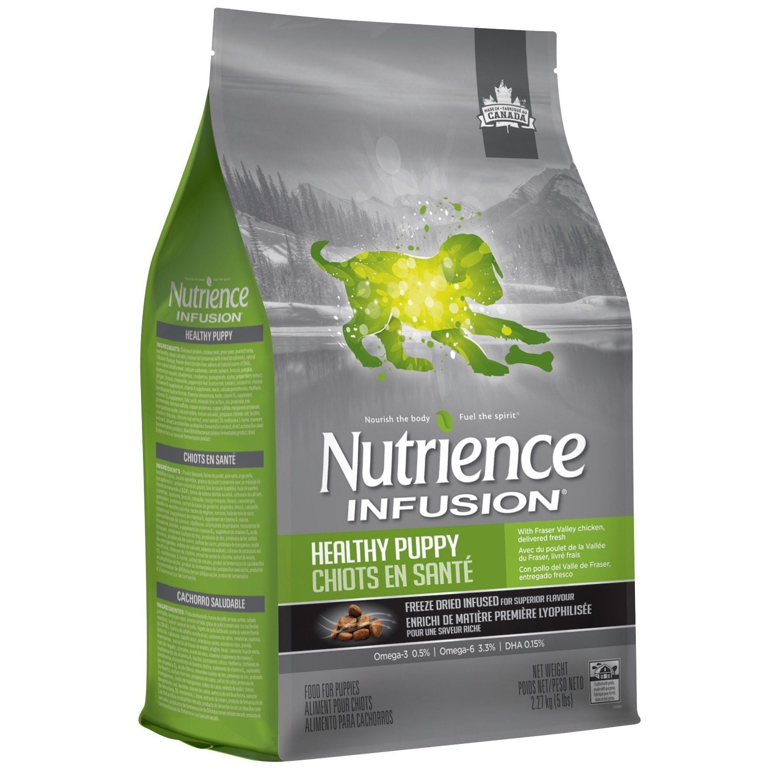  Thức ăn hạt dành cho chó con Nutrience Infusion Healthy Puppy 2.27kg 