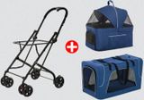  Xe đẩy 2 tầng cho Thú Cưng 