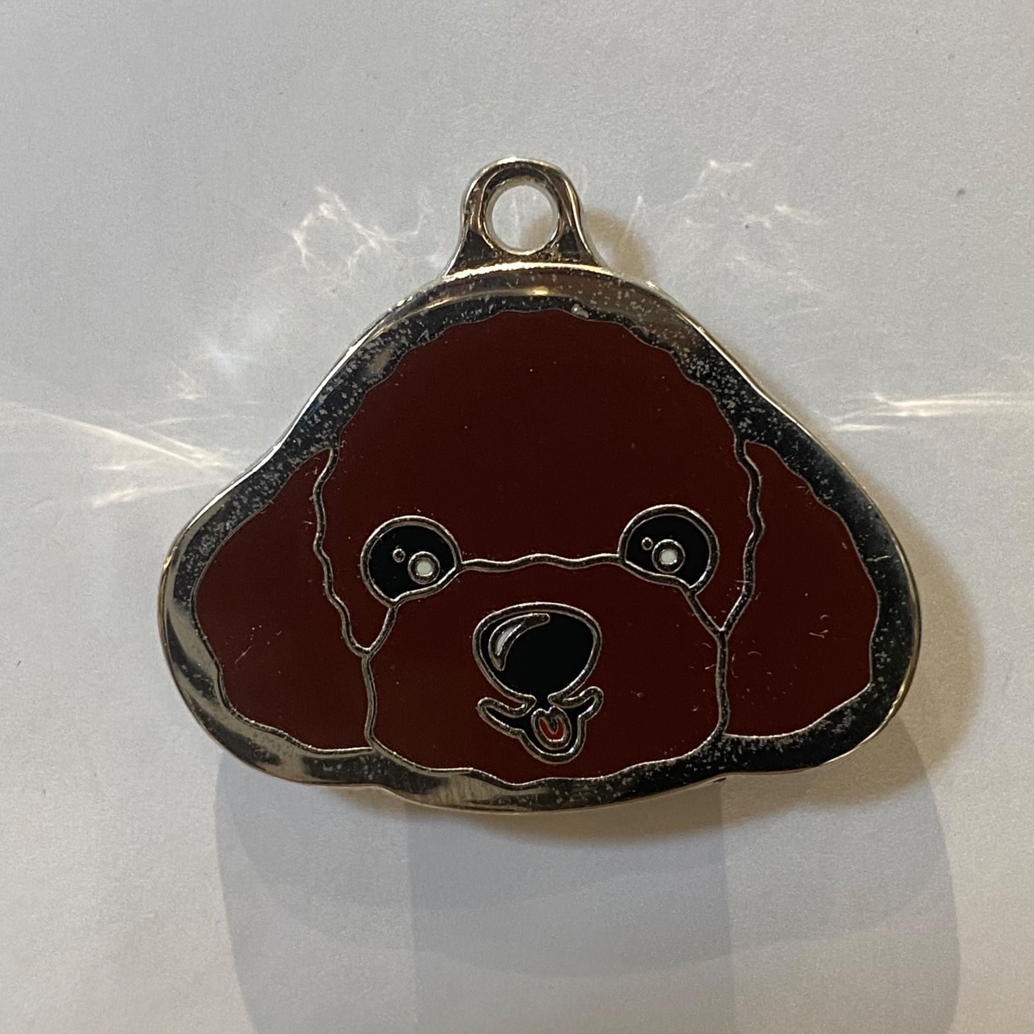  Nametag Poodle Của Chó (Inox) 