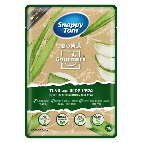  Snappy Tom Fruits - Pate gói trái cây dành cho mèo 70g 