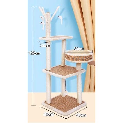  Catree caro nâu 3 Tầng 1 ổ nằm 