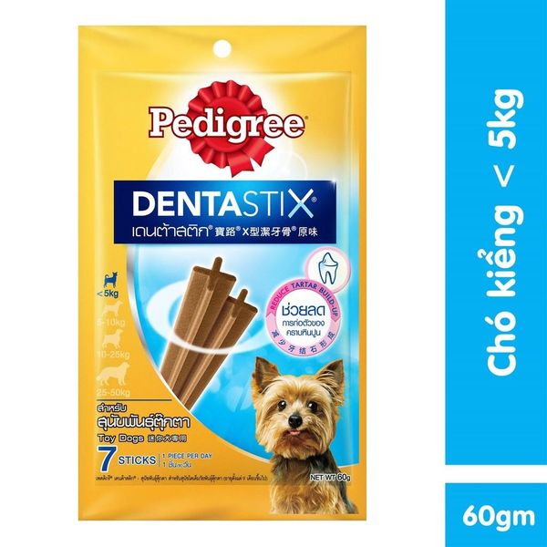  Xương Dentastix dành cho chó sạch răng vị gà xông khói Pedigree 