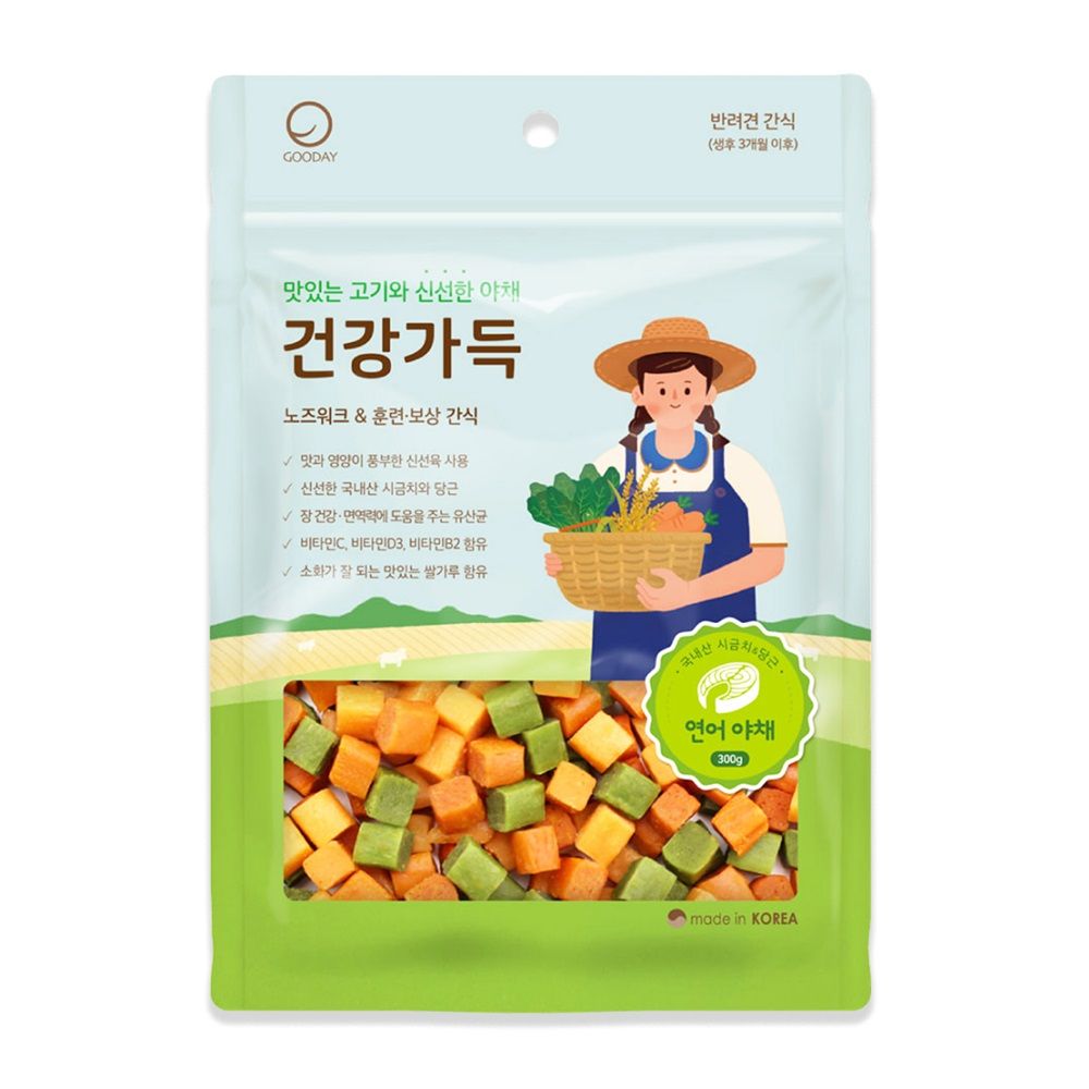  Thức ăn vặt dạng viên cho chó Vegetable Dog Food Kpet - 300g 