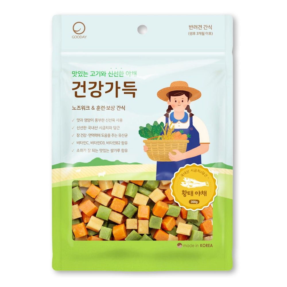  Thức ăn vặt dạng viên cho chó Vegetable Dog Food Kpet - 300g 