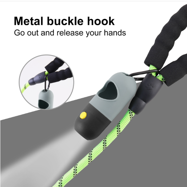  Hộp đựng túi chất thải có đèn đen -  xám 