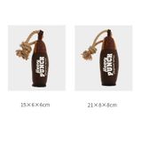  Đồ chơi gặm Gigwi chai nước boxing dành cho chó 