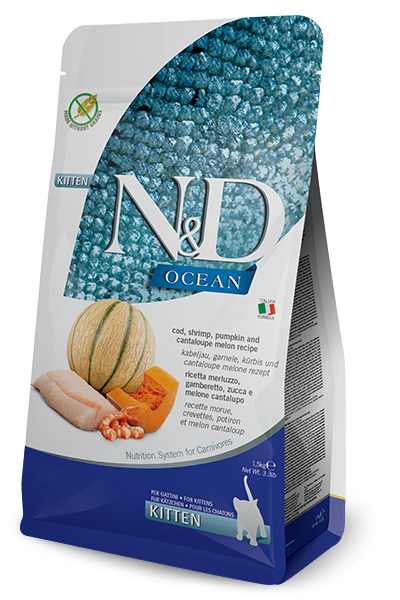  Hạt N&D Ocean cho mèo 1.5KG 