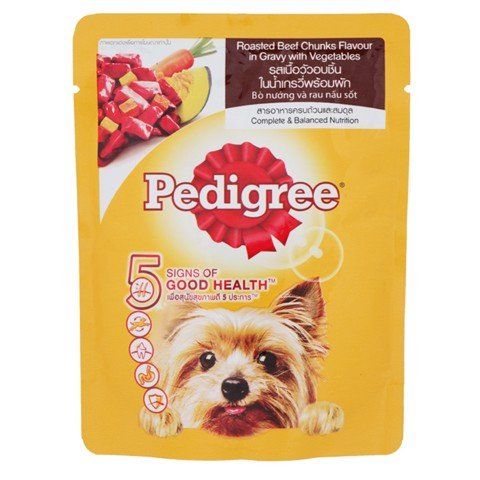  Pate Pedigree cho chó gói 80g (nhiều vị) 