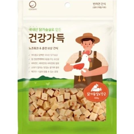  Thức ăn vặt dạng viên cho chó Vegetable Dog Food Kpet - 300g 