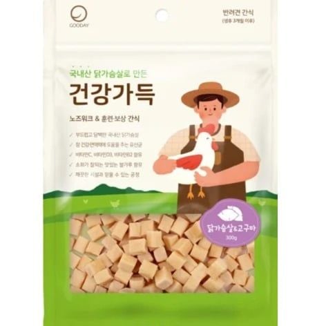  Thức ăn vặt dạng viên cho chó Vegetable Dog Food Kpet - 300g 