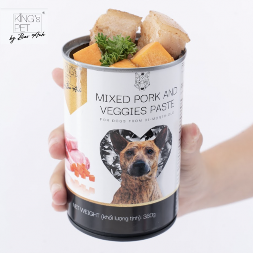  Pate lon King's Pet by Bao Anh dành cho chó 380g 