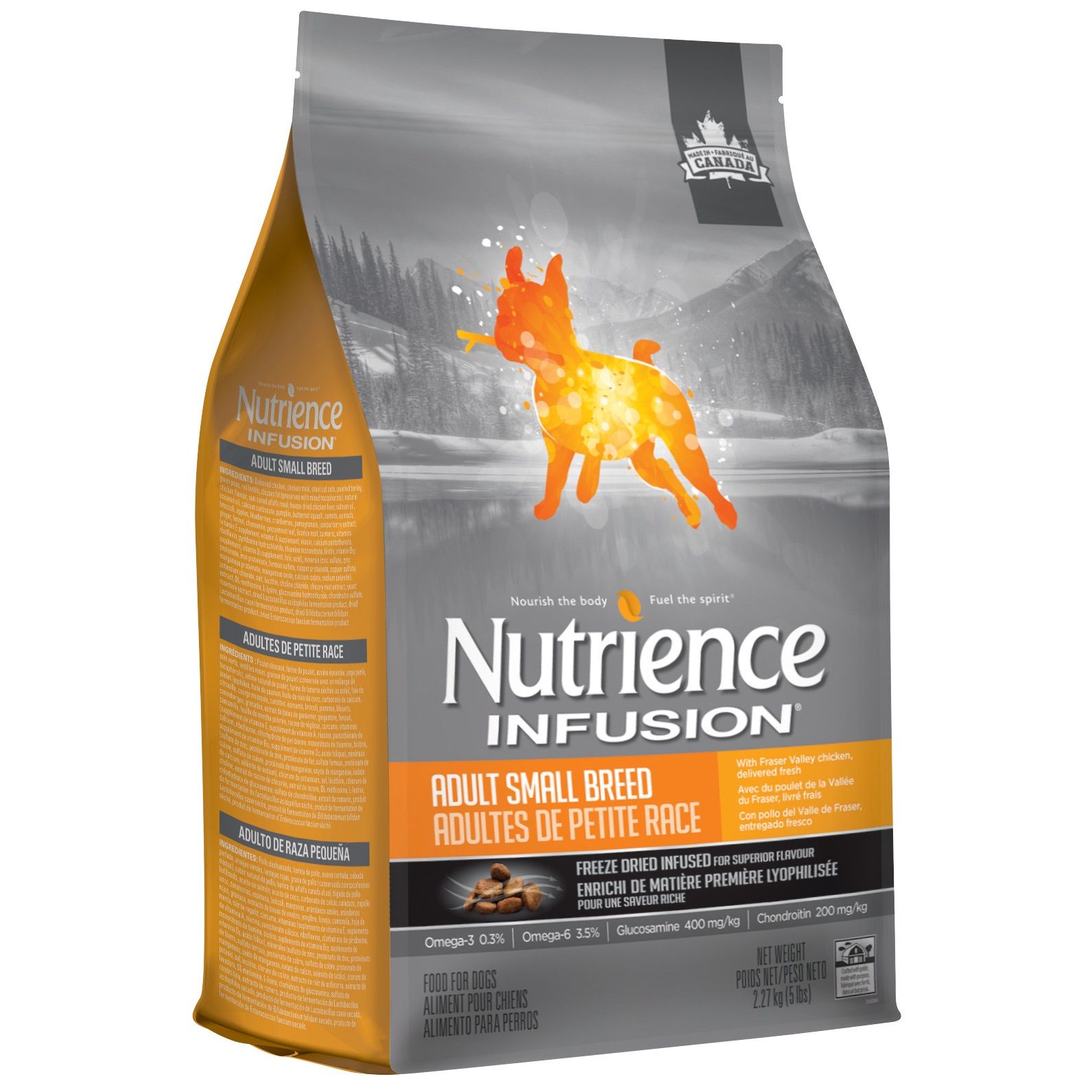  Thức ăn hạt dành cho chó size nhỏ Nutrience Infusion Adult Small Breed 