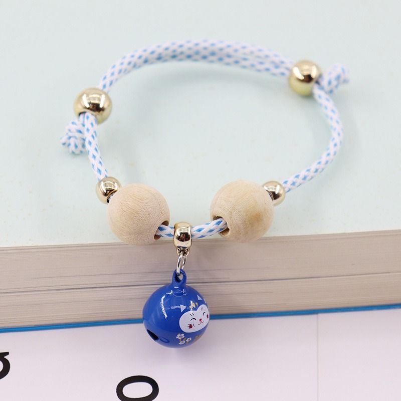  Vòng cổ bi gỗ dây da 