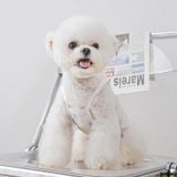  Áo lưới hoa trắng xanh 