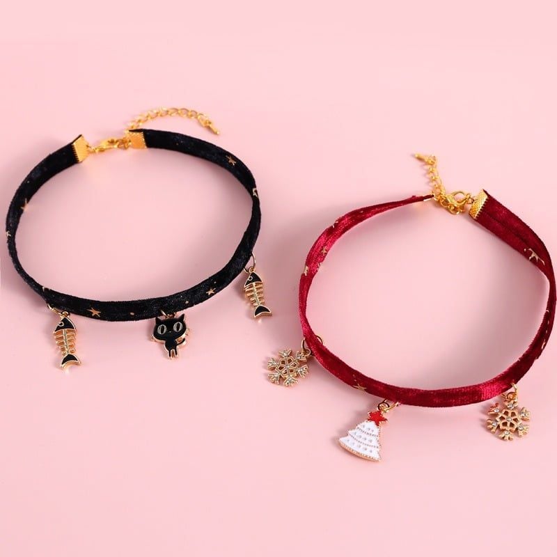  Vòng cổ nhung dành cho thú cưng 