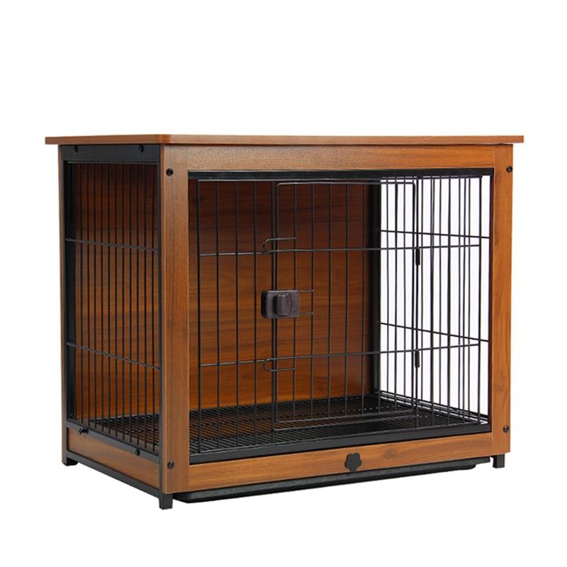  Chuồng sắt gỗ dành cho thú cưng size lớn 