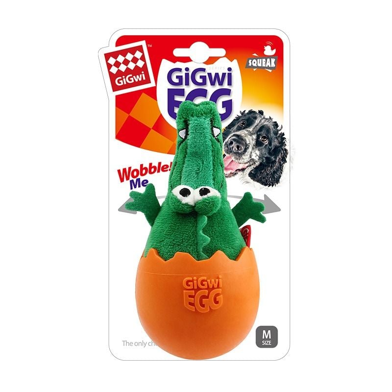  Thú bông gặm Gigwi Egg cho chó 