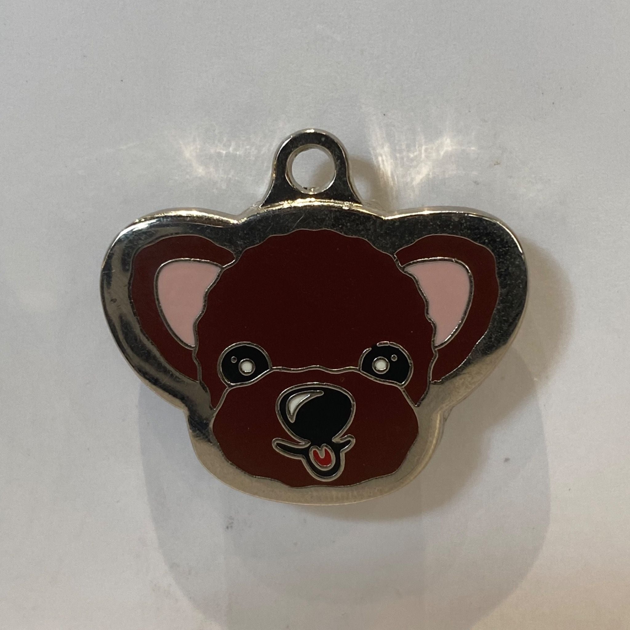  Nametag Poodle Tai Bướm Của Chó (Inox) 