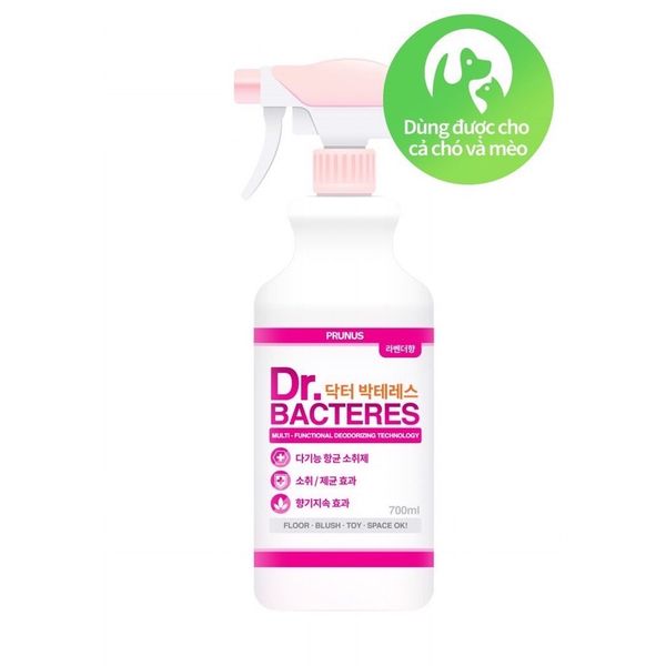  Chai xịt khử mùi đa năng Prunus 700ml Dr.Bacteres 