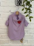  Áo Striped Dark Purple T-shirt I Am Dog 