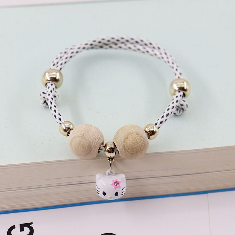  Vòng cổ bi gỗ dây da 