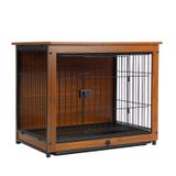  Chuồng sắt gỗ dành cho thú cưng 