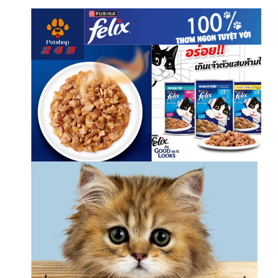  Pate cho mèo Purina Felix 85G 