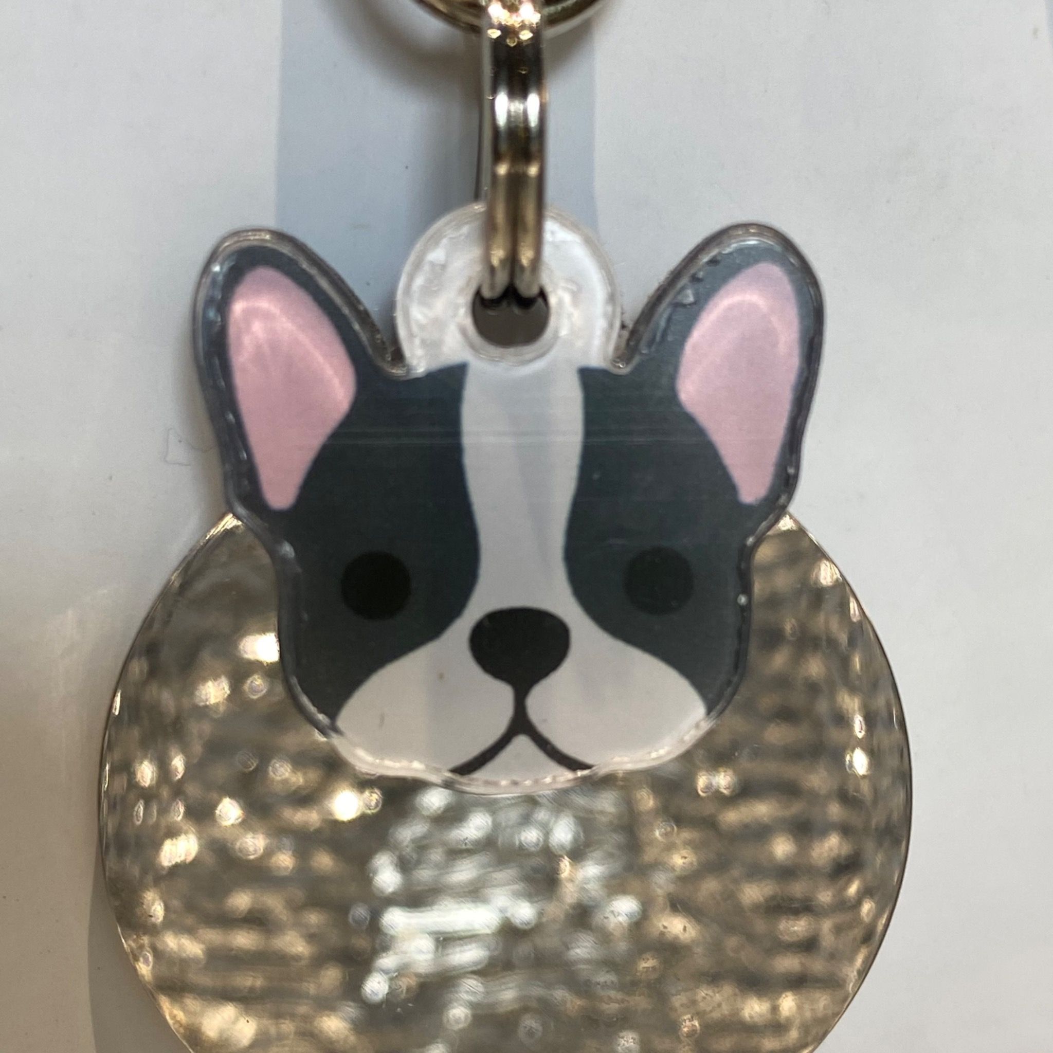  Nametag Bull Pháp Của Chó (Nhựa) 