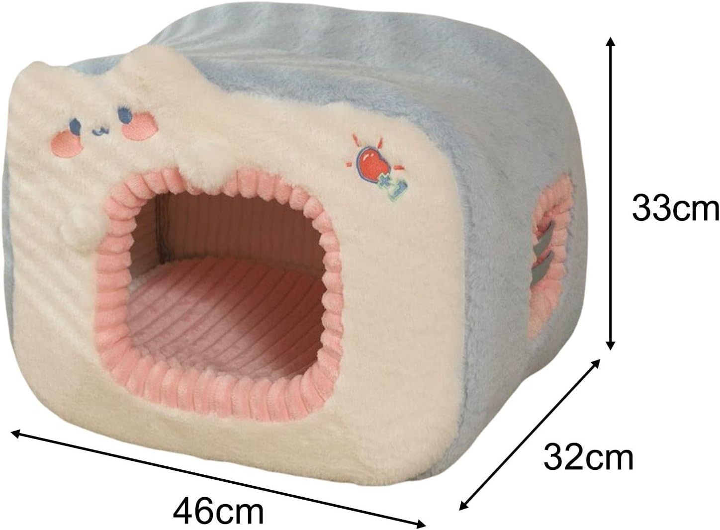  Nệm Làm Tổ Ấm Áp Có Đệm Lót Cho Thú Cưng Kawaii 