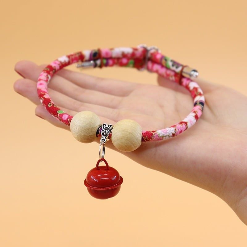  Vòng cổ bi gỗ họa tiết 