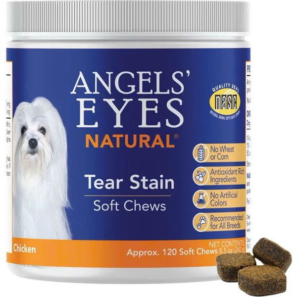  Viên Nhai Mềm Ngăn Ngừa Chảy Nước Mắt Cho Chó Mèo Angels' Eyes Natural Tear Stain 