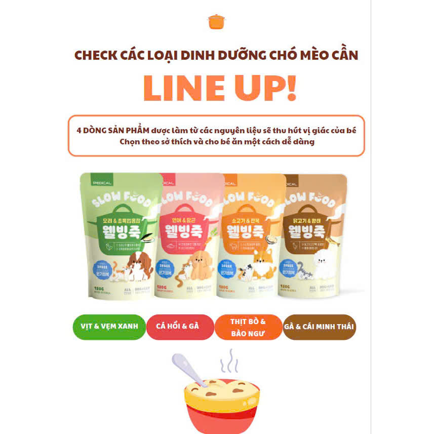  Cháo Well-Being cho chó mèo 