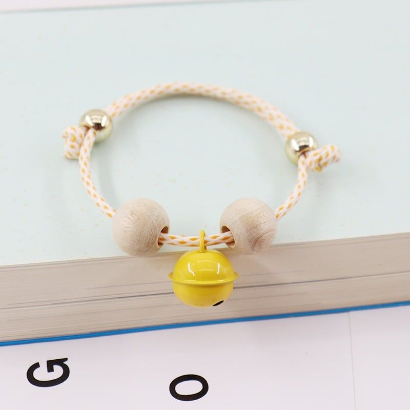  Vòng cổ bi gỗ dây da 