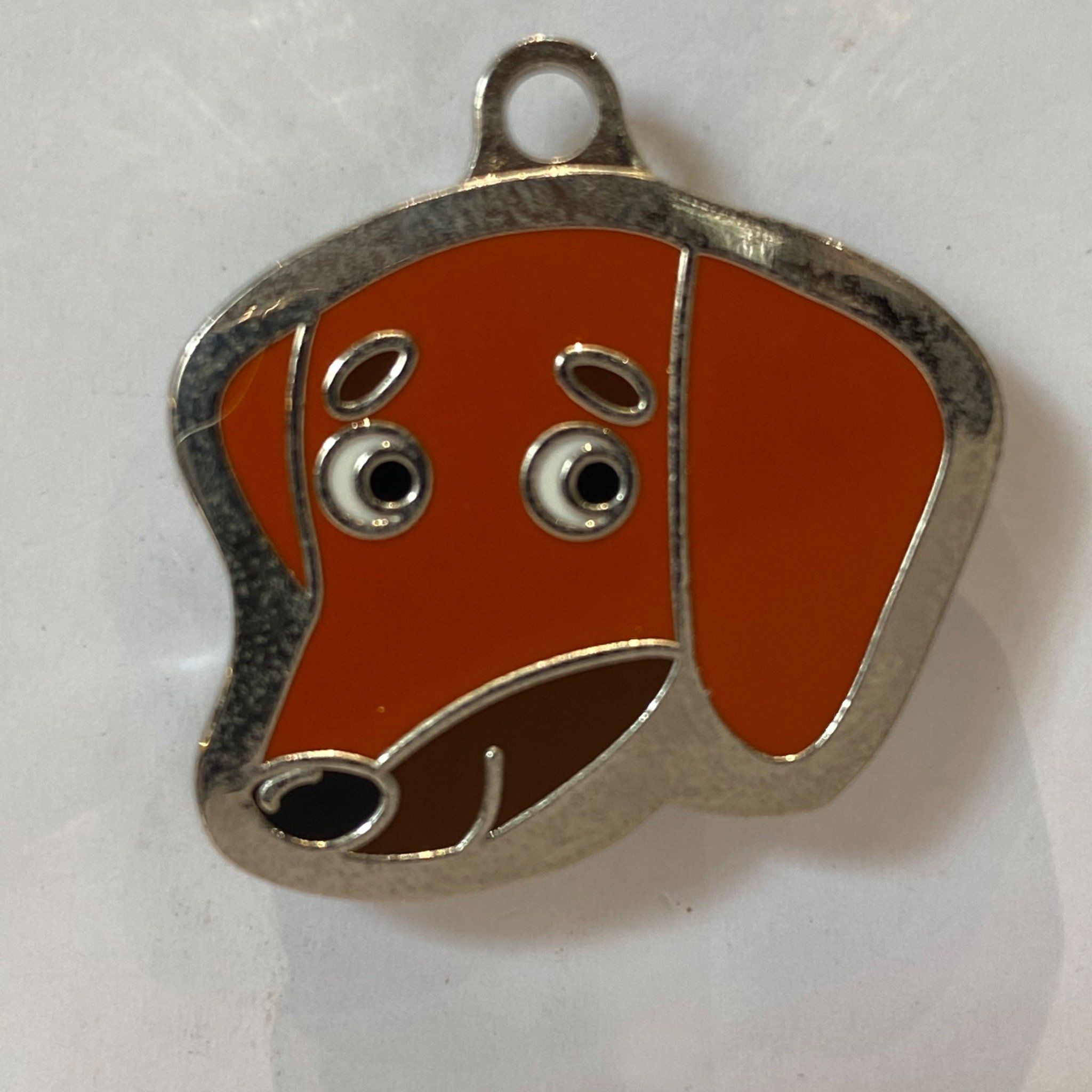  Nametag Lạp Xưởng Của Chó (Inox) 