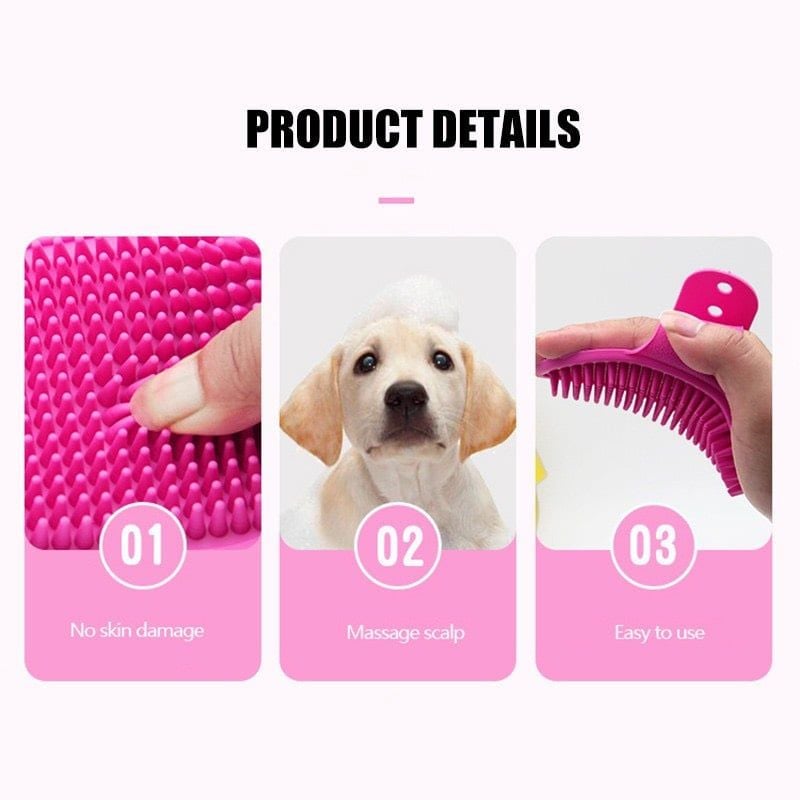  Bàn chải tắm cho thú cưng 