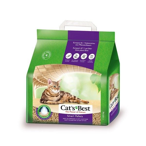  Cát vệ sinh hữu cơ cho mèo CatsBest Smart Pellets 