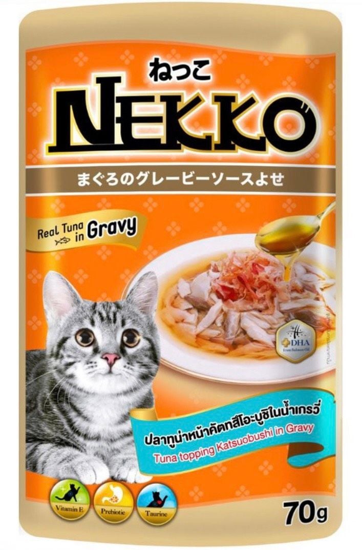  Nekko Adult in Gravy - Pate cho mèo gói 70g 