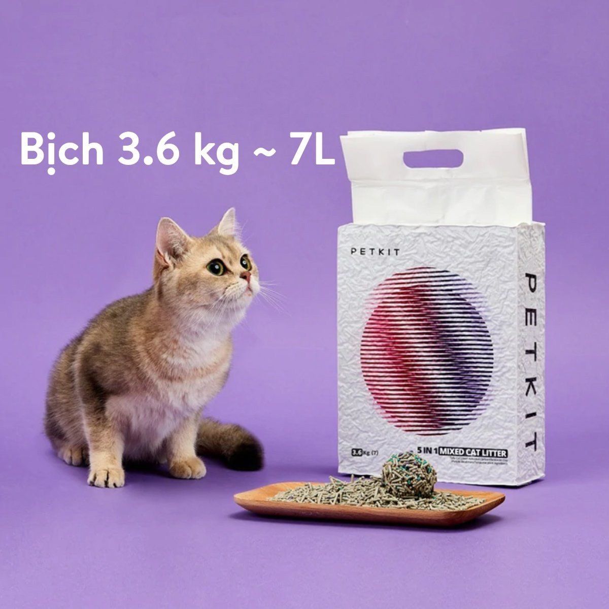  Cát vệ sinh hỗn hợp cho mèo PETKIT 