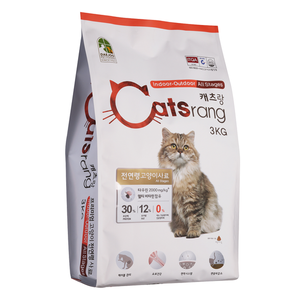 Catsrang 3kg - Thức ăn hạt dành cho mèo mọi lứa tuổi 
