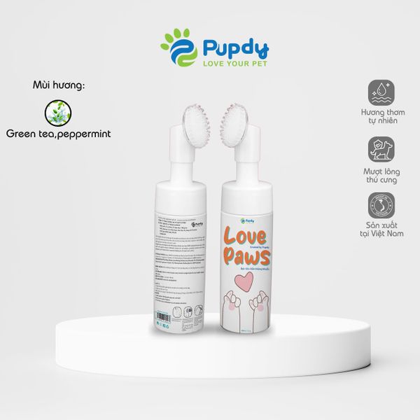  Bọt vệ sinh chân cho thú cưng Pupdy 