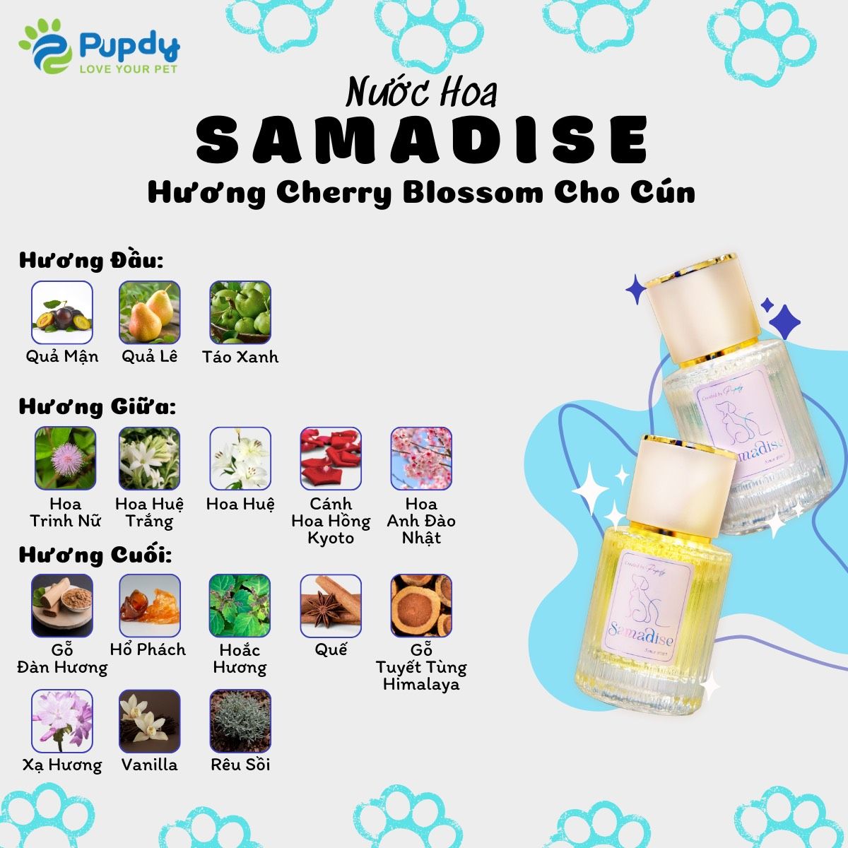  Nước hoa Pupdy cho thú cưng 
