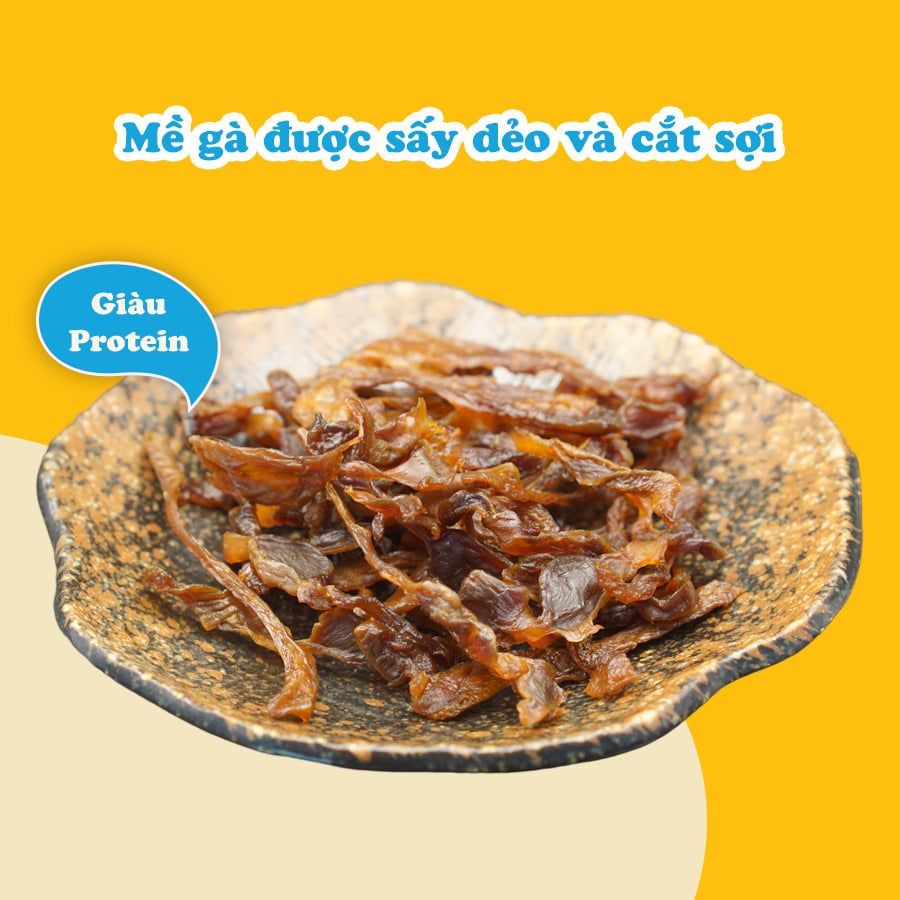  Mề gà sấy cho chó Doggyman 70g 