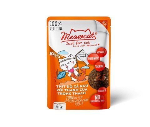  Pate mèo Meowcat Jelly 70g (nhiều vị) 