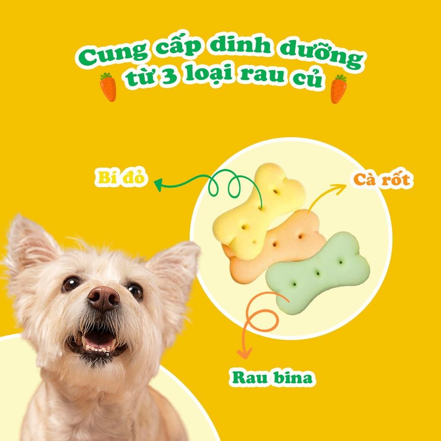  Bánh quy rau củ mix 