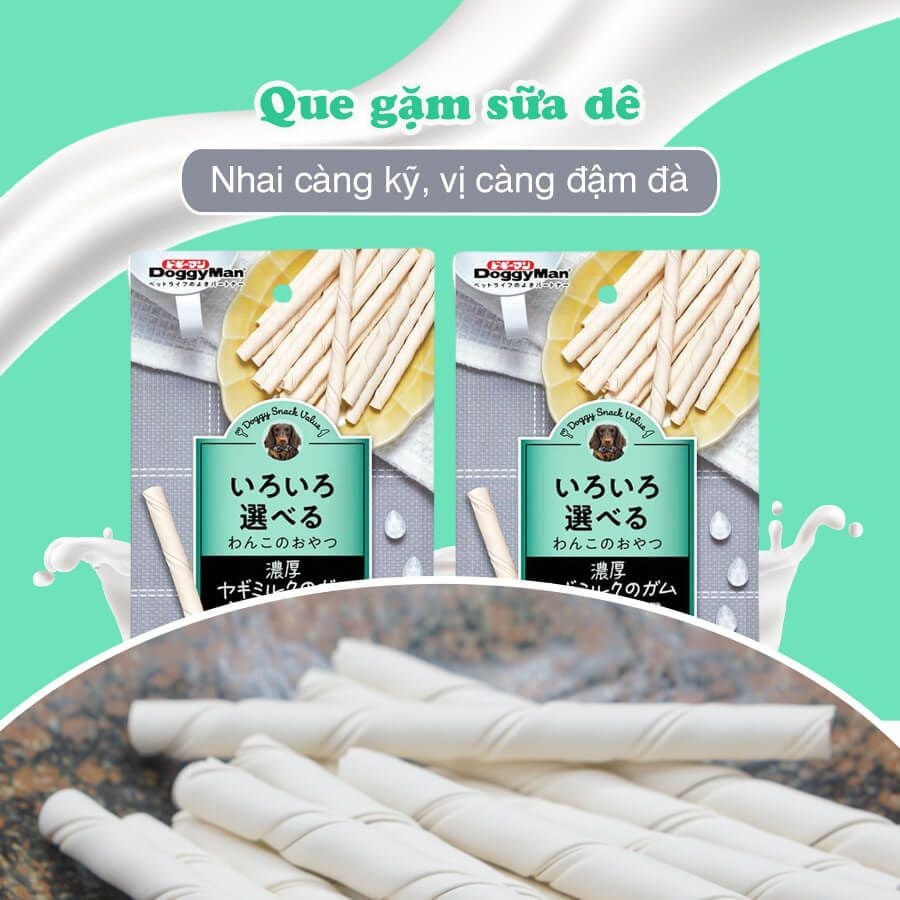  Que gặm sữa dê cho chó Doggyman 60G 