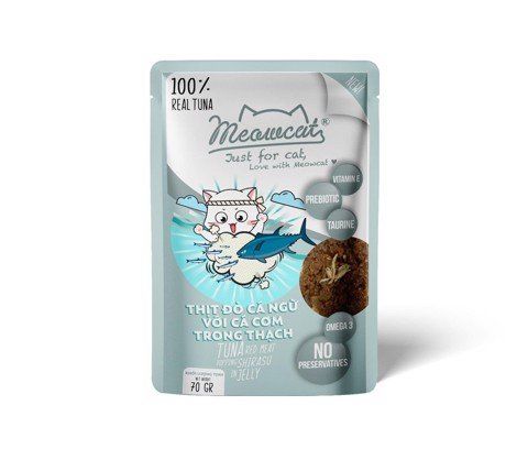  Pate mèo Meowcat Jelly 70g (nhiều vị) 