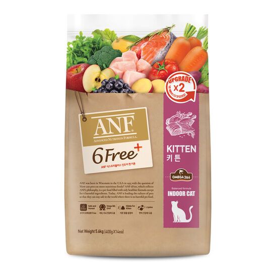  ANF 6Free For Cat - Thức ăn hạt hữu cơ cho mèo con 