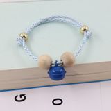  Vòng cổ bi gỗ dây da 